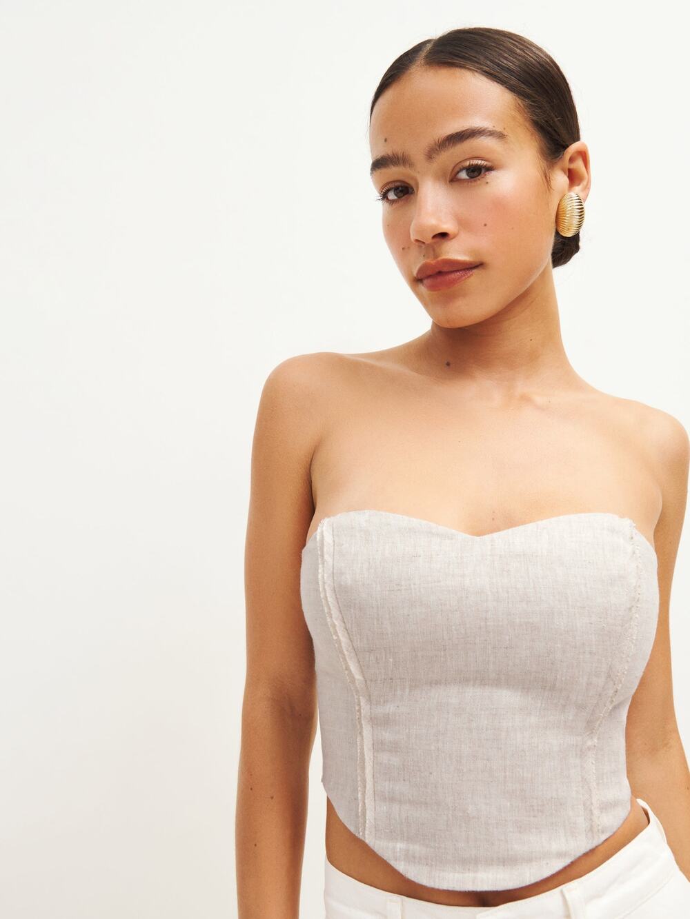 Reformation Kass Linen Top - 4